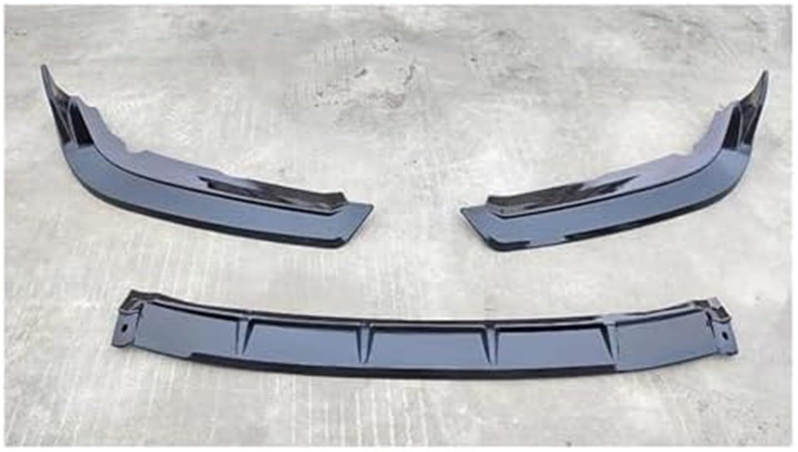 Szwaldaper Splitter, for Civic, for Limousine 2019 20 2021 Frontstoßstangensplitter Lippendiffusor Spoiler Carbon-Oberfläche Rock Body Kit Lippensplitter(Carbon-Oberfläche) Frontstoßstangenlippe(BLACK von Szwaldaper