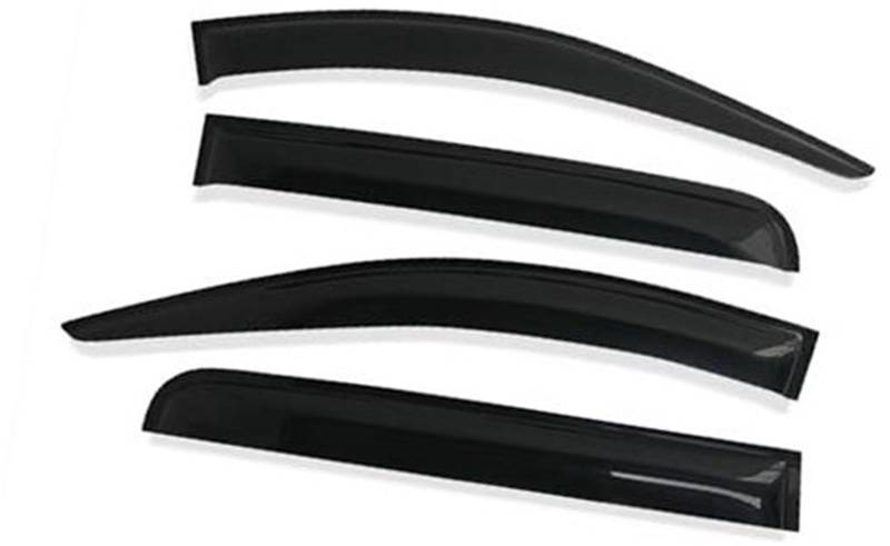 Szwaldaper Türvisier, for Mitsubishi, Triton MQ MR L200 2015 2016 2017 2018 2019 2020 2021 2022 Seitenfensterabweiser Sonnenschutz Regenschutz Sonnenschutz für Auto-Seitenfenster von Szwaldaper