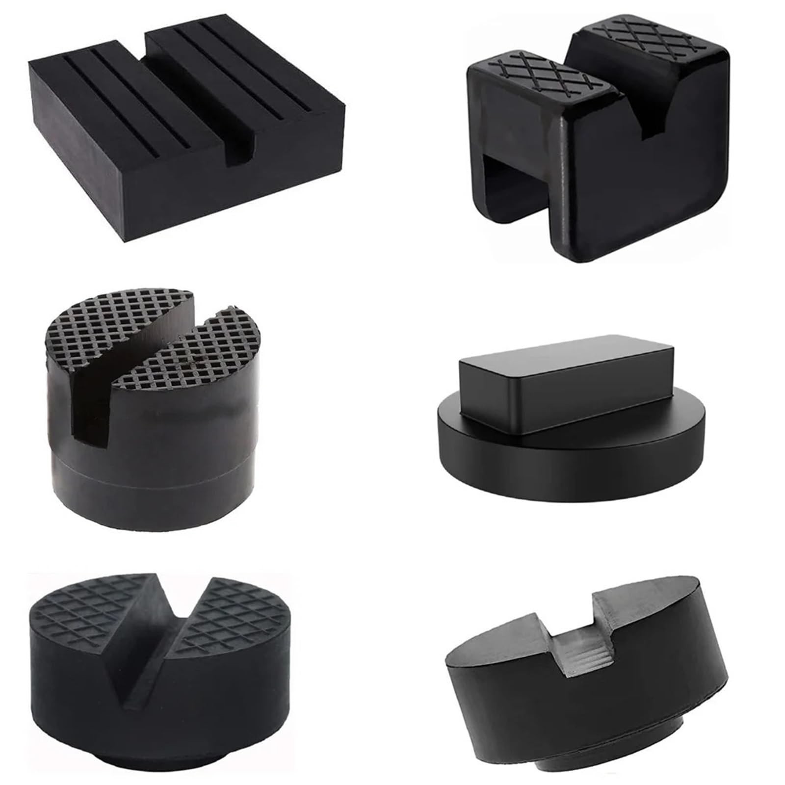 Szwaldaper Universal-Gummipolster for Wagenheber, Rahmenschutz, Adapter, Bodenschlitz-Gummipolster for Wagenheber, for Lexus, for Subar, for FIAT, for Volvo Wagenheberunterlage(Jack Rubber pad-02) von Szwaldaper