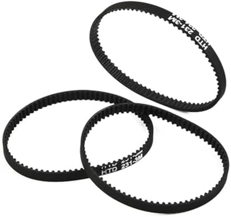 Szwaldaper Vakuumriemen, 3-teilige Riemen, for Shark, for Rotator Pro Lift-Away NV500 501 502 503 505 500W Staubsauger, austauschbares Zubehör Staubsaugerriemen von Szwaldaper