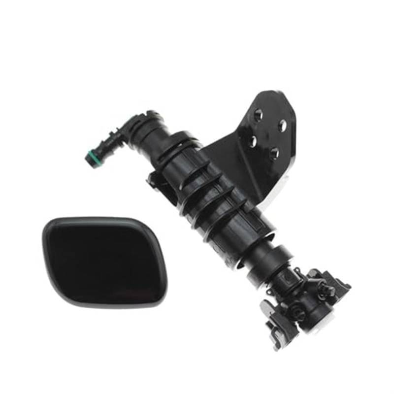 Szwaldaper Vorne Links rechts Scheinwerfer Waschanlage Düse Pumpe Zylinderdeckel Jet, for Hyundai, Tucson Scheibenwischer-Waschpumpenmotor(Black Left Side) von Szwaldaper