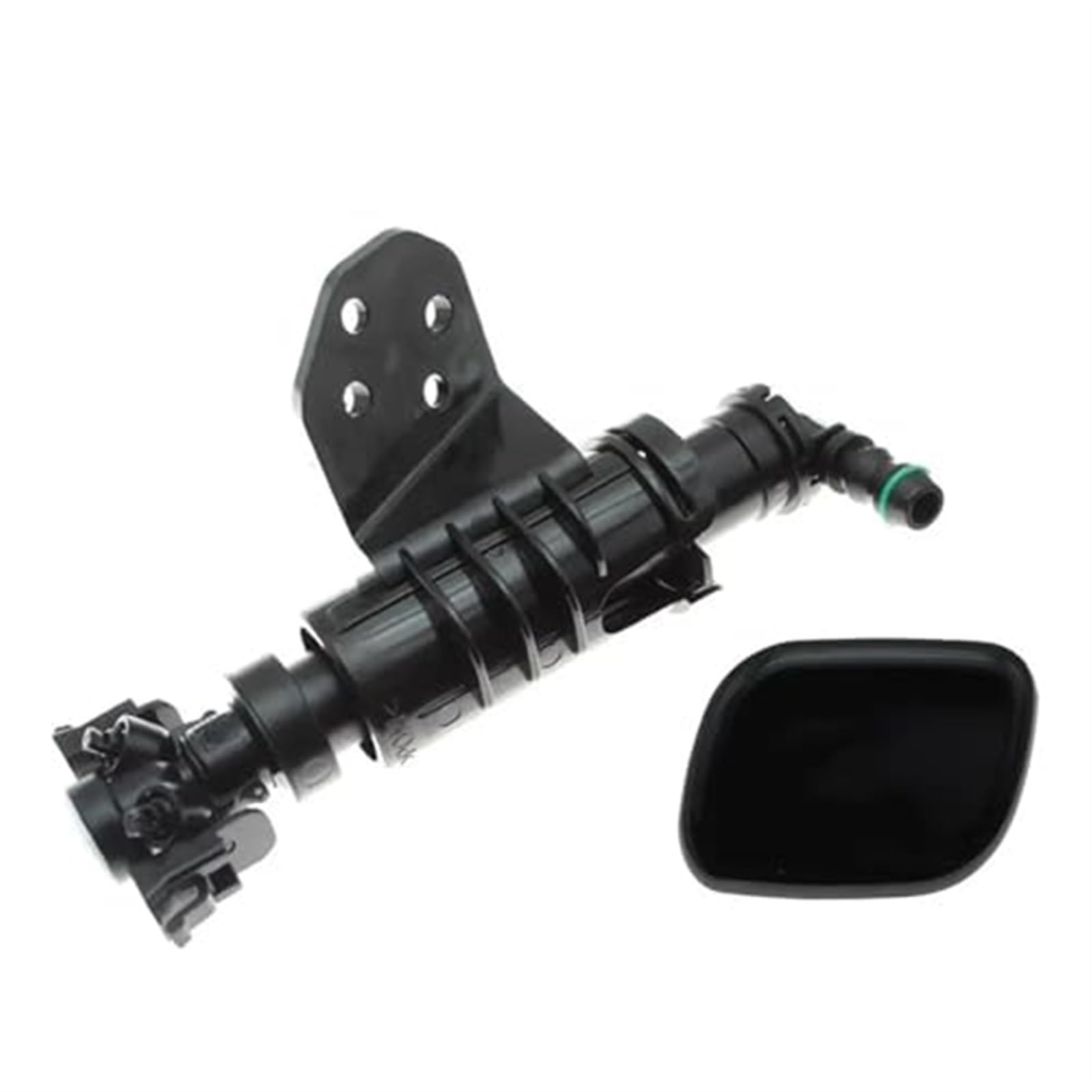 Szwaldaper Vorne Links rechts Scheinwerfer Waschanlage Düse Pumpe Zylinderdeckel Jet, for Hyundai, Tucson Scheibenwischer-Waschpumpenmotor(Black Right Side) von Szwaldaper