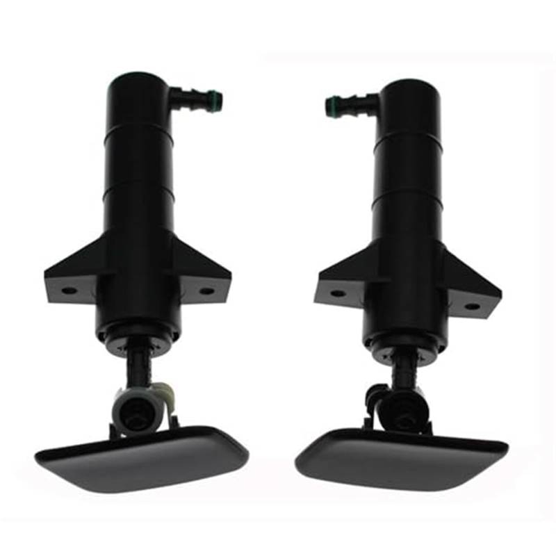 Szwaldaper Vorne Links rechts Scheinwerferwaschanlage Düsenpumpenzylinder Jet Cap, for Hyundai, Sonata 8 for Azera 11-14 98671-3V000 98680-4Q000 Scheibenwischer-Waschpumpenmotor(Black Set) von Szwaldaper
