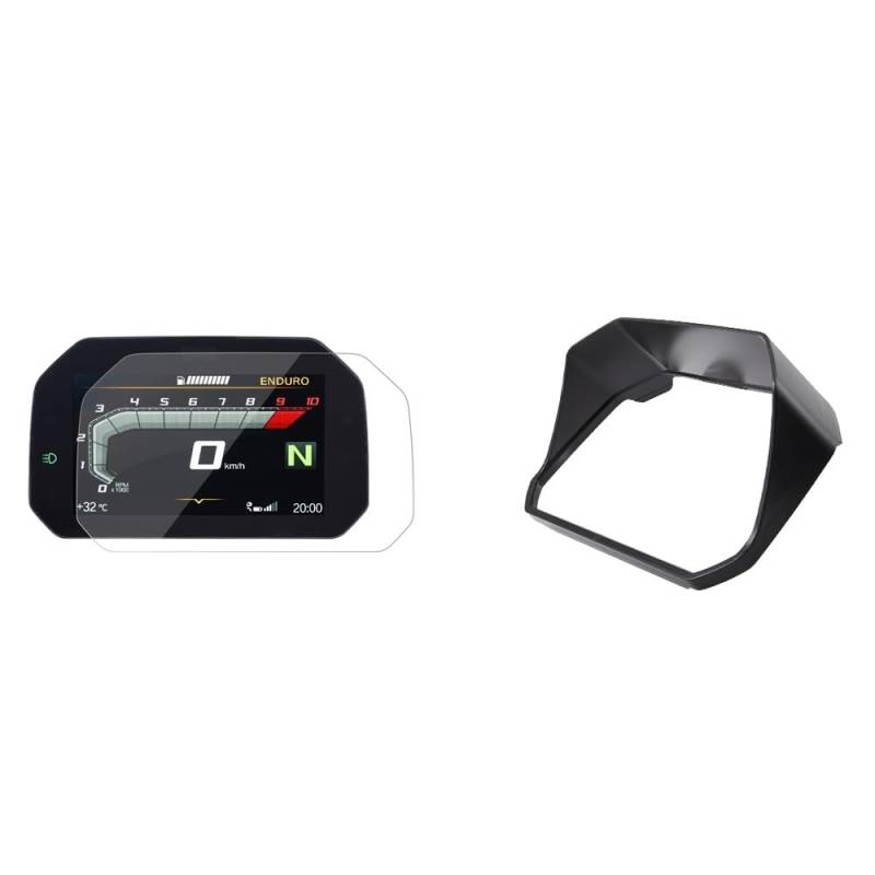 Szwaldaper for, R1200GS F850GS F750GS F 850GS 750GS 1250GS R1250R GS ADV LC Adventure Tacho Sonnenblende F850GS 2018 2019 Displayschutzfolie für das Armaturenbrett von Motorrädern(A Set) von Szwaldaper