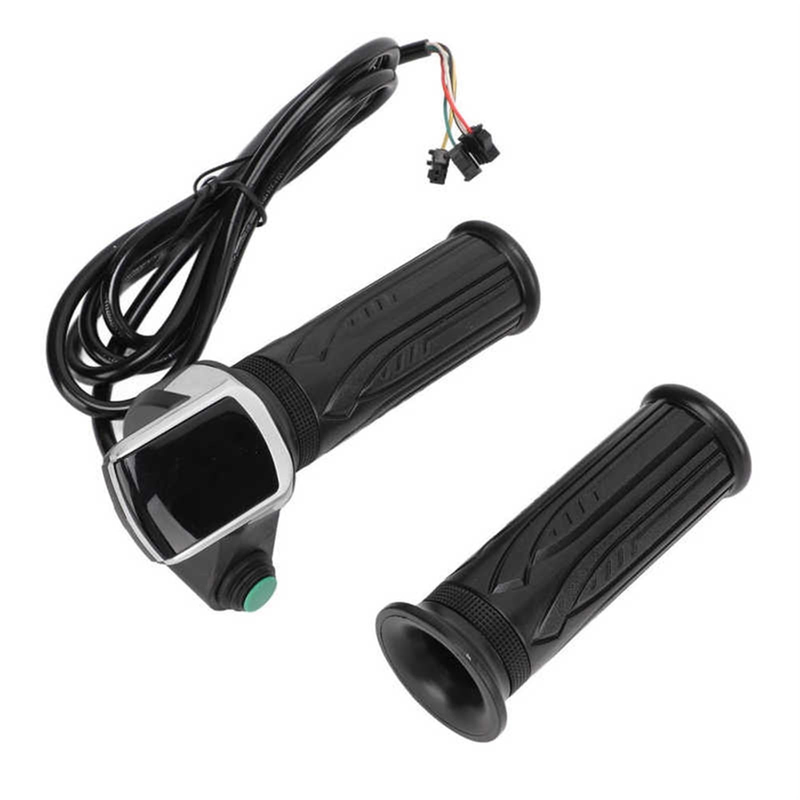 Szwaldaper for 24V36V48V Elektroroller Gasgriff LCD-Display mit Schaltertaste E-Bike Drehdrossel Beschleuniger Lenkergriff Armaturenbrett-Displayabdeckung(48V) von Szwaldaper