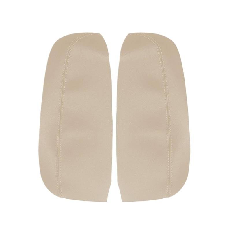 Szwaldaper for Acura, for RDX 2007 2008 2009 2010 2011 2012 2 Stück beige Auto-Innenraum aus weichem Leder Vordertür Armlehne Panel-Abdeckung Dekoration Auto-Innentürverkleidung von Szwaldaper