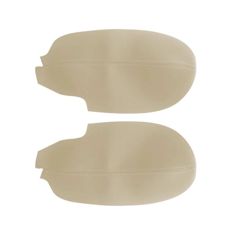 Szwaldaper for Acura, for TSX 2009 2010 2011 2012 2013 2014 Auto-Styling-Innenraum, 2 Stück Vordertür-Armlehnenverkleidung, Mikrofaser-Lederbezug Auto-Innentürverkleidung(Beige) von Szwaldaper