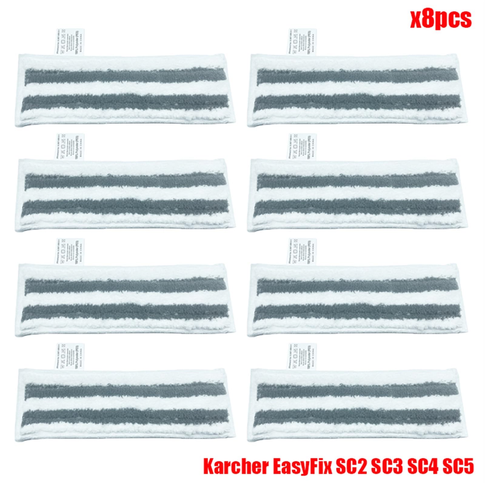 Szwaldaper for Easyfix SC2 SC3 SC4 SC5 Handheld Staubsauger Zubehör Mikrofaser Steam Mop Lumpen Ersatz Steam Mop Tuch Ersatzteile für Dampfreiniger(8pcs) von Szwaldaper