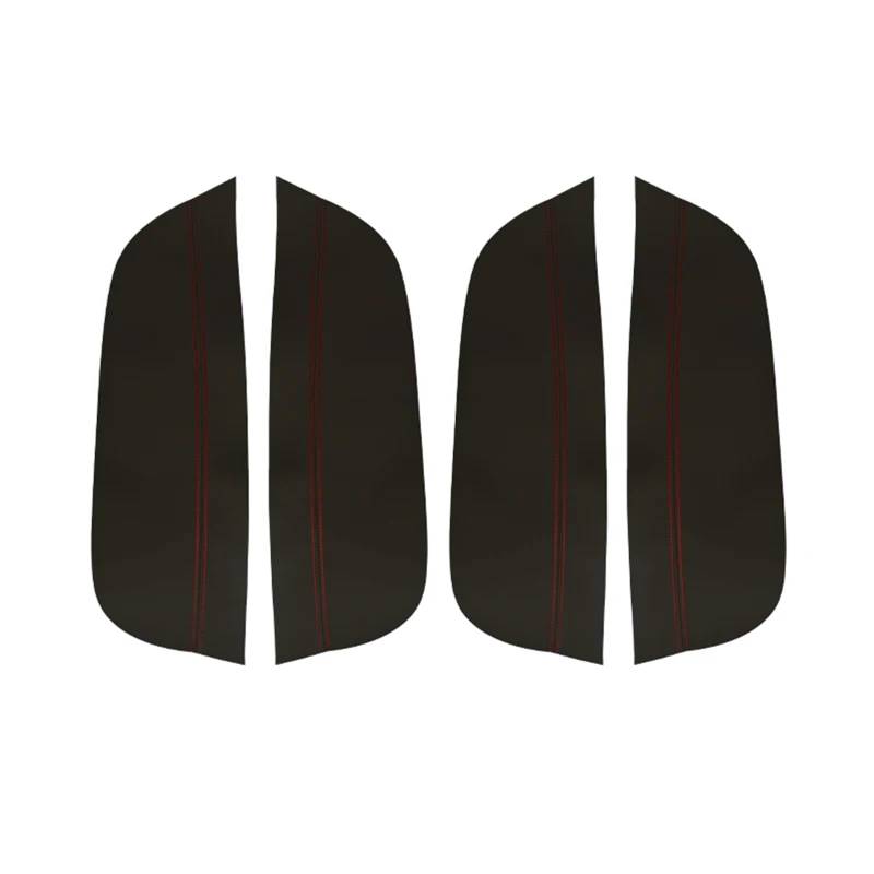 Szwaldaper for Hyundai, for Sonata 2005 2006 2007 2008 Auto-Innentürverkleidung Armlehne Mikrofaser-Lederbezug Auto-Innentürverkleidung(Black with red line) von Szwaldaper