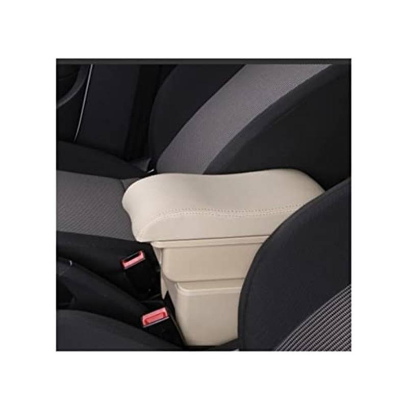 Szwaldaper for Liana Armlehne Box Arm Ellenbogen Rest Center Konsole Lagerung Fall Änderung Zubehör Mit Tasse Halter USB Armlehne Box Auto-Armlehnenbox(Black C47 USB) von Szwaldaper