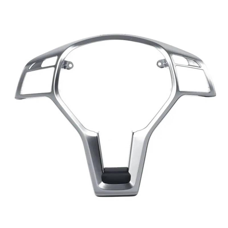 Szwaldaper for Mercedes, for Benz, for CE CLA KLASSE W204 W212 W117 C172 C218 C63 E63 2012–2014, AMG-Stil Auto-Lenkradrahmen-Zierabdeckung ABS Auto-Lenkradaufkleber(Silver) von Szwaldaper
