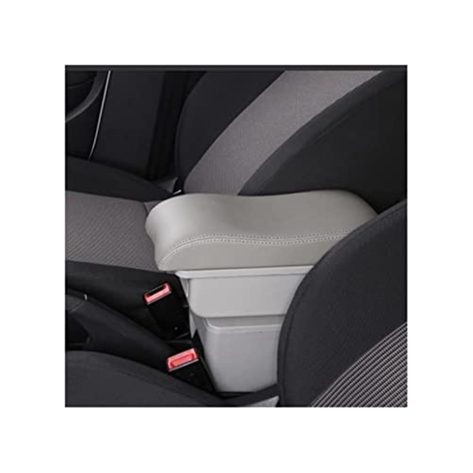 Szwaldaper for Nissan, for März, for Micra, K13 MK4 IV Armlehne Box Mittelkonsole Armlehne Auto Central Console Storage Auto Auto-Armlehnenbox(Black C4 7 USB) von Szwaldaper