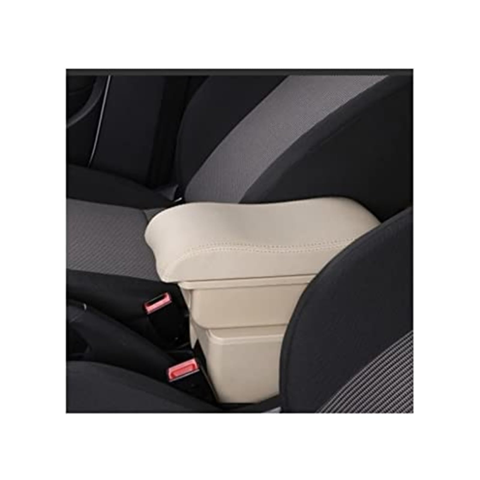 Szwaldaper for Nissan, for März, for Micra, K13 MK4 IV Armlehne Box Mittelkonsole Armlehne Auto Central Console Storage Auto Auto-Armlehnenbox(Black C5 7 USB) von Szwaldaper