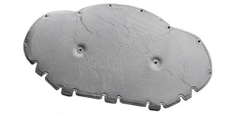 Szwaldaper for Skoda, for Octavia, Mk4 NX 2020 2021 2022 2023 2024 Fronthaube Motor Wärmedämmmatte Motorhauben-Isoliermatte(Black Full Aluminum Foil) von Szwaldaper