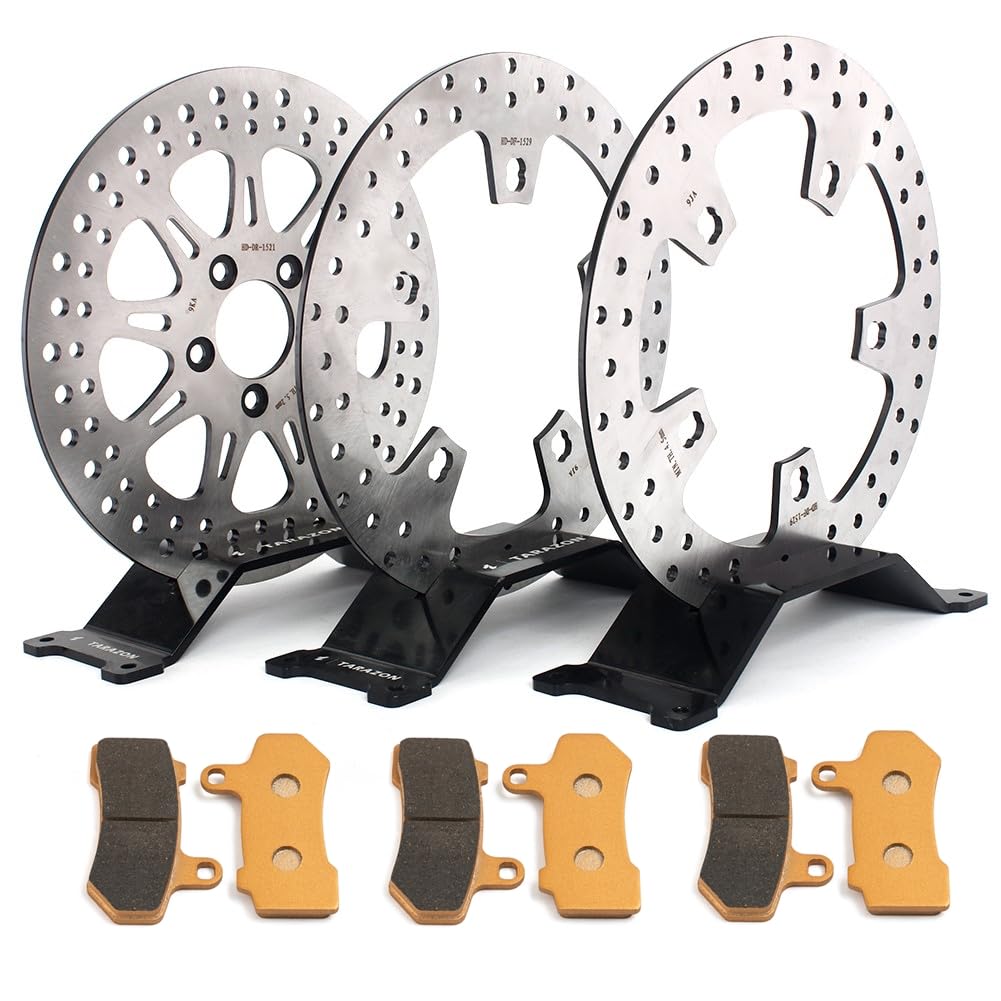 TARAZON 11.8" Bremsscheiben Bremsbeläge vorne Hinten für Harley Touring Road King Electra Glide Street Glide Road Glide FLHR FLHTCU FLHTCUL FLHTK FLHTKL FLHX FLHXSE FLTRU FLTRU 15-21 TARAZON 11.8" Bremsscheiben Bremsbeläge vorne Hinten für Harley Touring Road King Electra Glide Street Glide Road Glide FLHR FLHTCU FLHTCUL FLHTK FLHTKL FLHX FLHXSE FLTRU FLTRU 15-21 von TARAZON