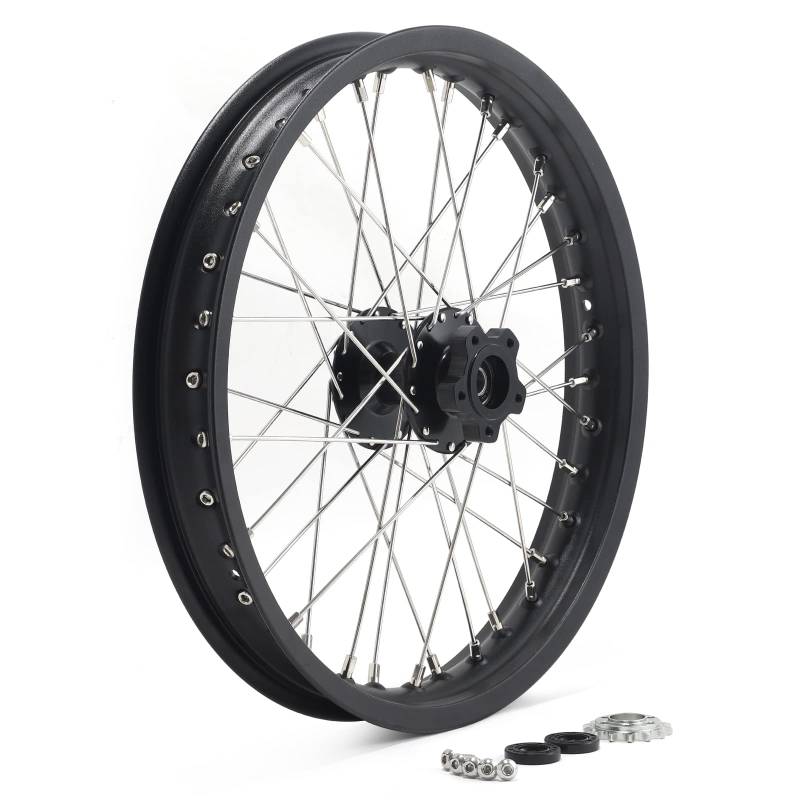 TARAZON 18"x2.15" Hinterrad Felge Speichenrad für Sur-Ron Light Bee für Segway X160 X260 von TARAZON