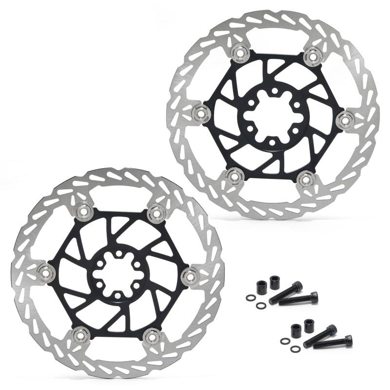 TARAZON 220mm Bremsscheiben Vorne Hinten+Bremssattel Adapter Halterung für SUR-RON Light Bee X LBX für Segway X160 X260 Mit DNM Dämpfung von TARAZON