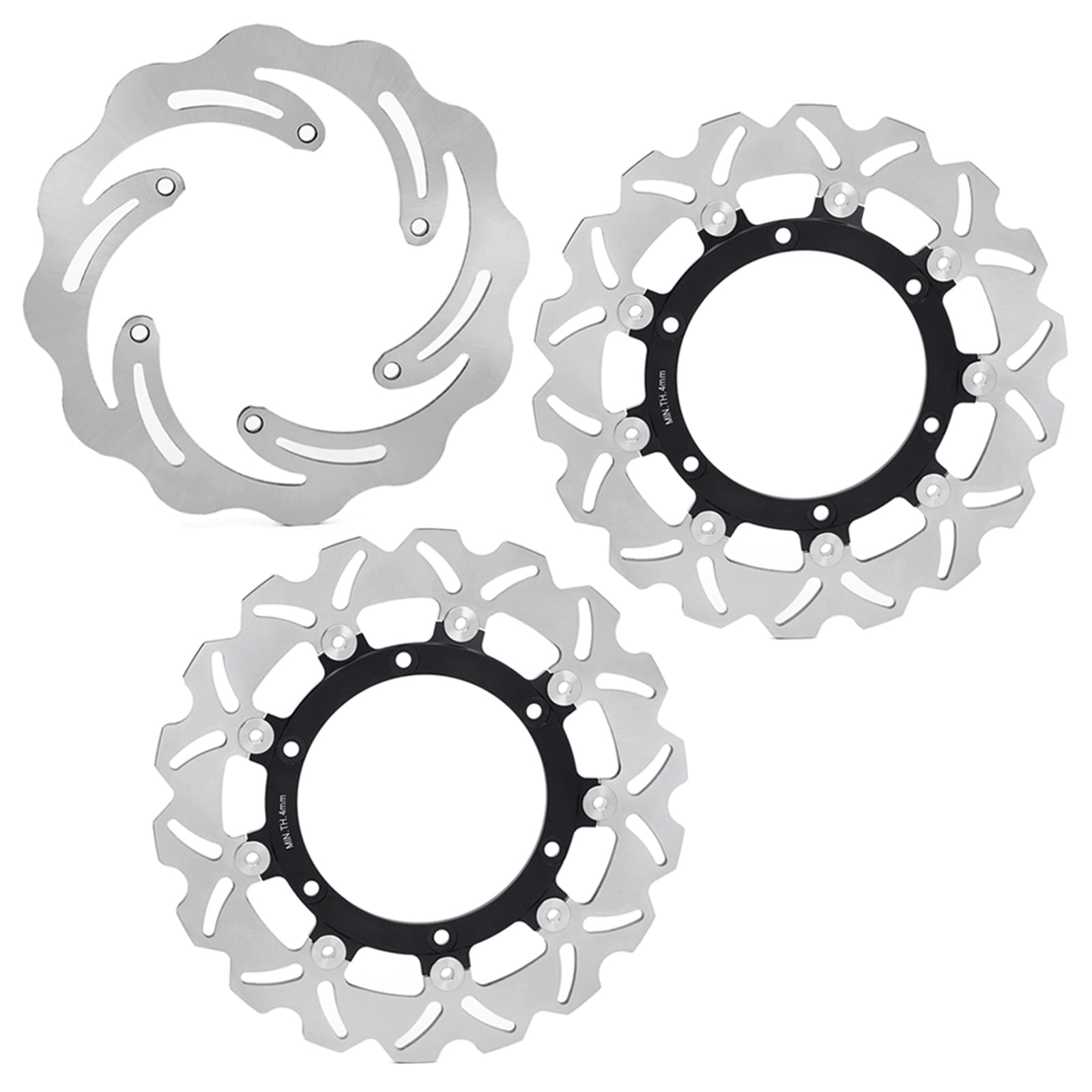TARAZON 3 Bremsscheiben Vorne Hinten für Aprilia ETV 1000 CapoNord 01-07 ABS 01-05 TARAZON 3 Bremsscheiben Vorne Hinten für Aprilia ETV 1000 CapoNord 01-07 ABS 01-05 von TARAZON