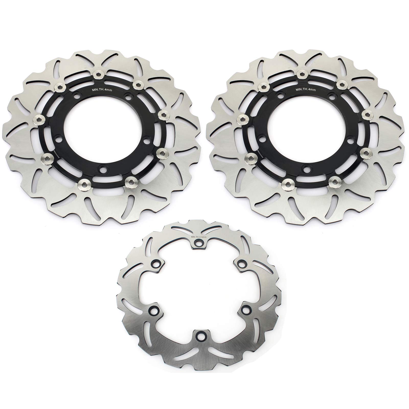 TARAZON 3 Bremsscheiben Vorne Hinten für Suzuki GSX1300R HAYABUSA 08-19 B-KING GSX1300 08-11 TARAZON 3 Bremsscheiben Vorne Hinten für Suzuki GSX1300R HAYABUSA 08-19 B-KING GSX1300 08-11 von TARAZON