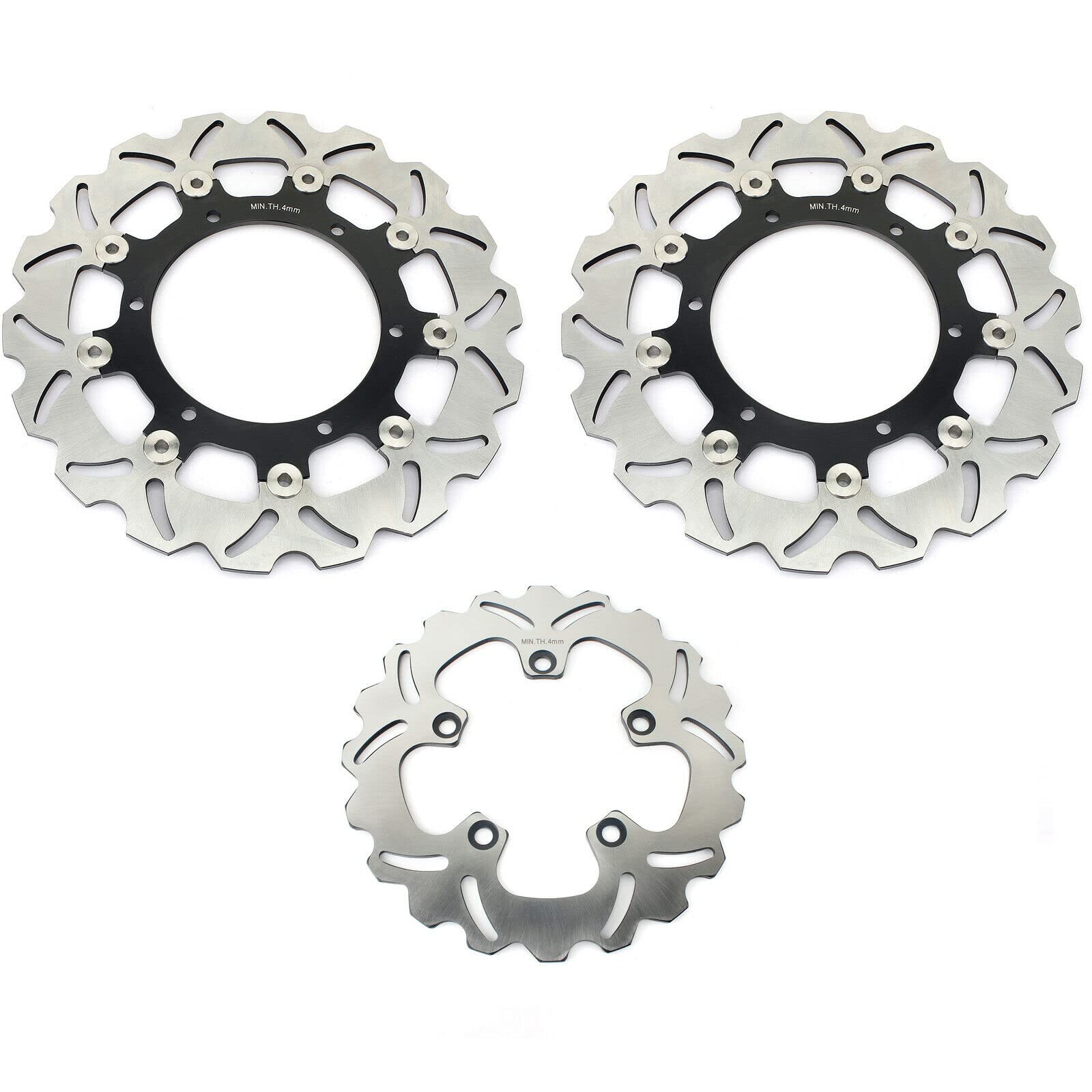 TARAZON 3 Bremsscheiben vorne hinten für YAMAHA FZ6R 2009-up FZ6 Fazer S2 07-10 MT-03 660 05-14 TARAZON 3 Bremsscheiben vorne hinten für YAMAHA FZ6R 2009-up FZ6 Fazer S2 07-10 MT-03 660 05-14 von TARAZON
