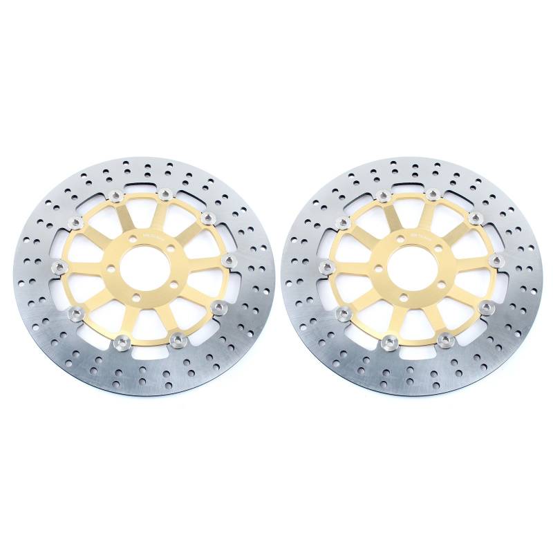 TARAZON 310mm Bremsscheiben vorne für Kawasaki ZX9R ZR1100 ZXR 400 750 ZRX 1200 R S ZZR1100 von TARAZON