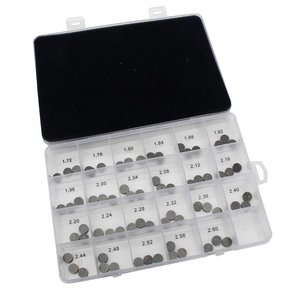 TARAZON 69pcs 8,9mm Valve Shim Ventileinstellplättchen 1.72MM-2.60MM für SX-F XC-F SXS 250 350 450 SX 450 505 SMR450 XC450 TARAZON 69pcs 8,9mm Valve Shim Ventileinstellplättchen 1.72MM-2.60MM für SX-F XC-F SXS 250 350 450 SX 450 505 SMR450 XC450 von TARAZON