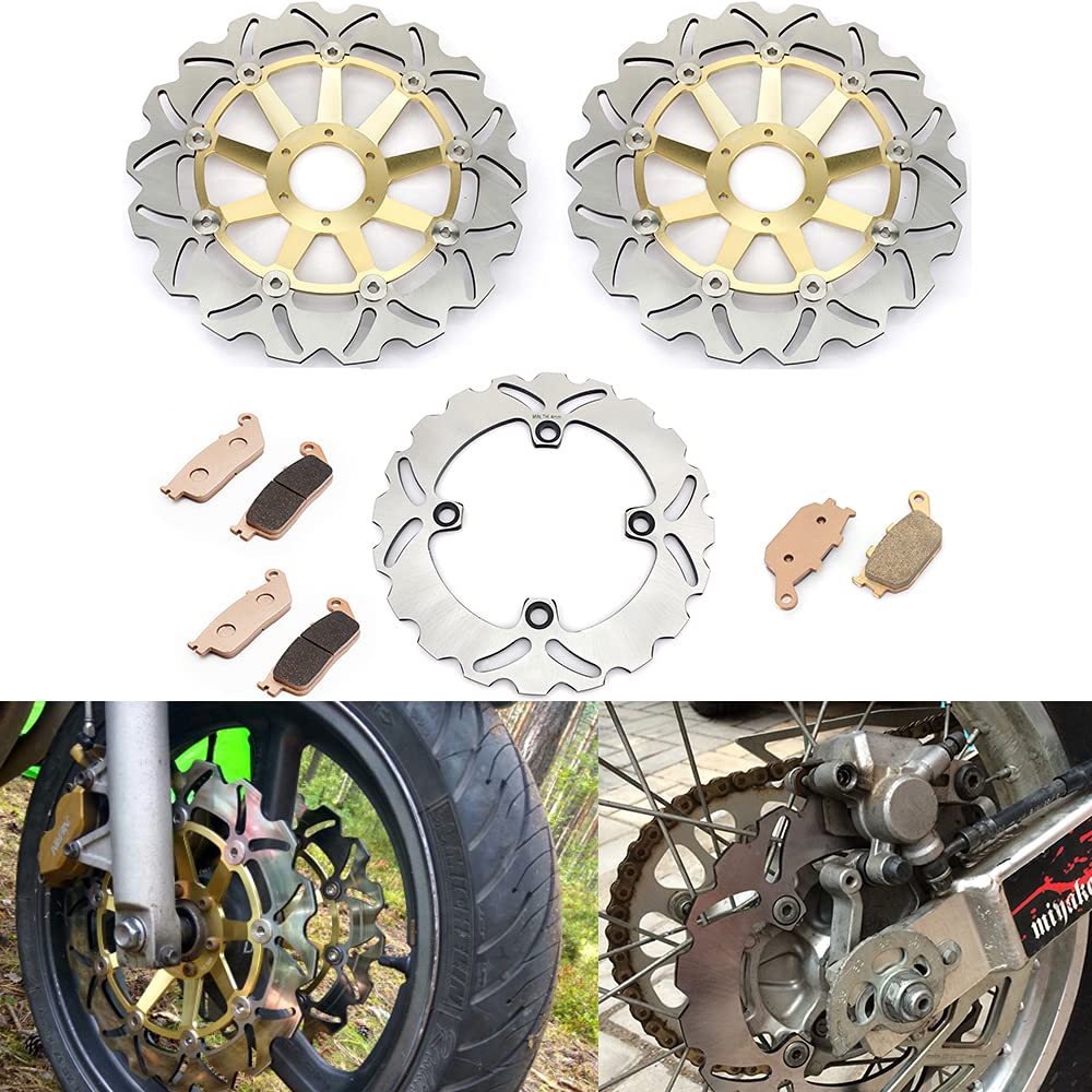 TARAZON Bremsscheiben Bremsbeläge Vorne Hinten für Honda CB600F CB 600 F Hornet 2000-2006 TARAZON Bremsscheiben Bremsbeläge Vorne Hinten für Honda CB600F CB 600 F Hornet 2000-2006 von TARAZON