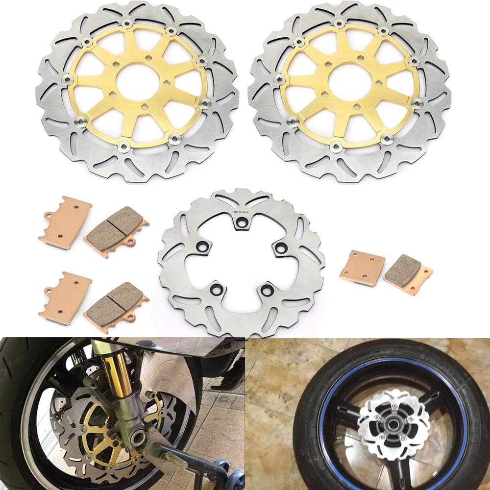 TARAZON GSXR 600 97-03 GSXR 750 00-03 Bremsscheiben Bremsbeläge Vorne hinten für Suzuki TL1000S 97-01 TARAZON GSXR 600 97-03 GSXR 750 00-03 Bremsscheiben Bremsbeläge Vorne hinten für Suzuki TL1000S 97-01 von TARAZON