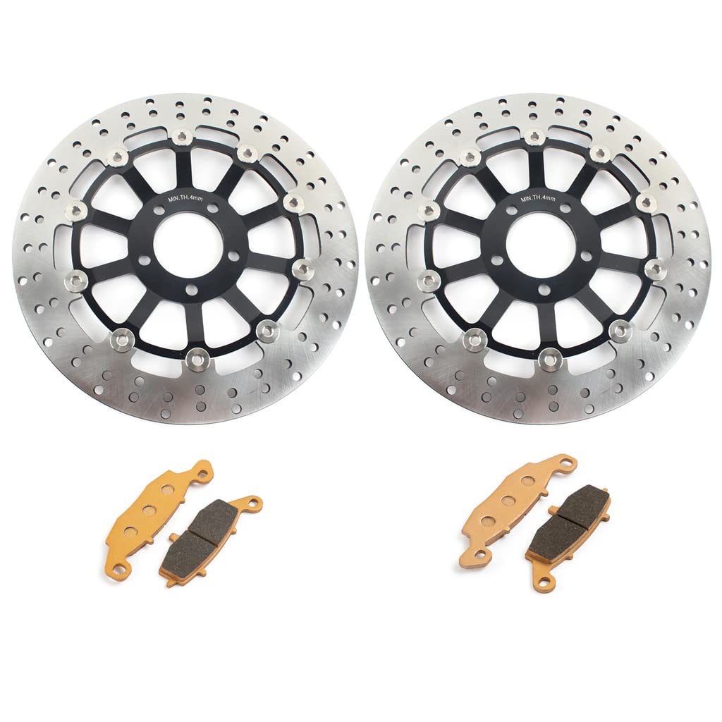 TARAZON Bremsscheiben Bremsbeläge vorne für KAWASAKI Z750 Z750S ZR-7 ZR7S ZR 750 TARAZON Bremsscheiben Bremsbeläge vorne für KAWASAKI Z750 Z750S ZR-7 ZR7S ZR 750 von TARAZON