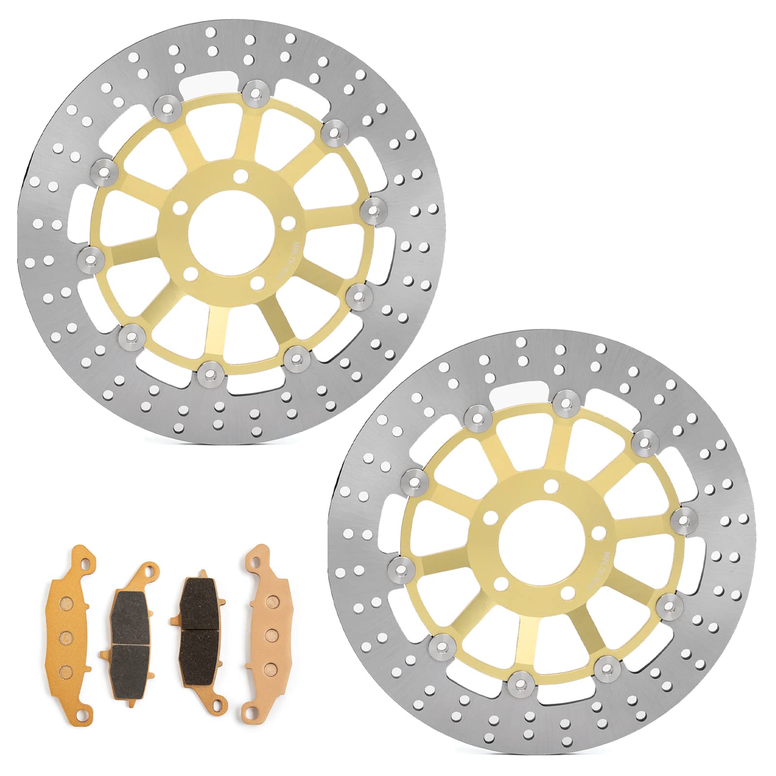 TARAZON Bremsscheiben Bremsbeläge vorne für KAWASAKI Z750 Z750S ZR-7 ZR7S ZR 750 TARAZON Bremsscheiben Bremsbeläge vorne für KAWASAKI Z750 Z750S ZR-7 ZR7S ZR 750 von TARAZON