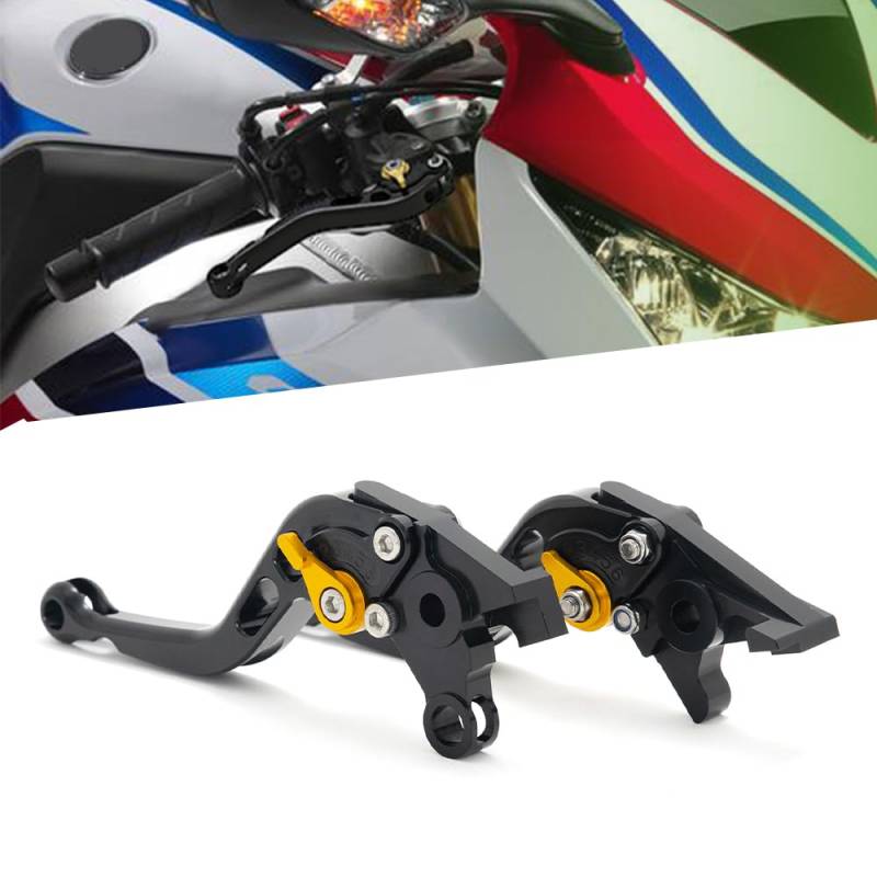 TARAZON CNC Verstellbar Bremshebel Kupplungshebel für Suzuki GSR GSX-R 600 750 GSX-R 1000 GSX 250R DL 250 650 TL 1000 S GW 250 von T | TARAZON