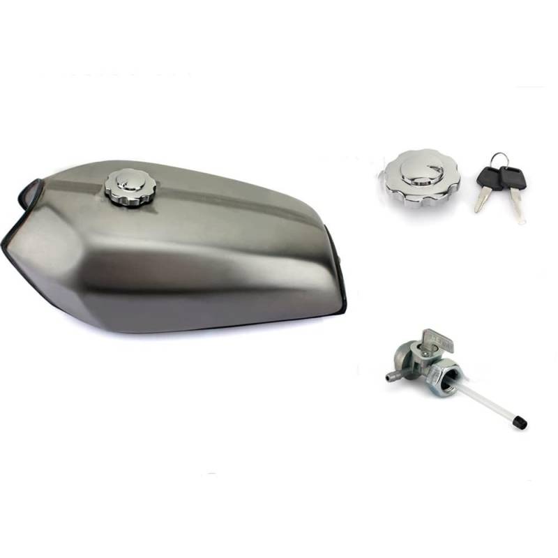 TARAZON 9L Motorrad Kraftstofftank Benzintank für Honda CG125 CG125S CG250 von TARAZON