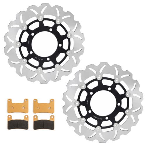 TARAZON Paar Bremsscheiben Bremsbeläge Vorne für Suzuki GSXR600 GSXR750 2006-2007 GSXR1000 05-08 VZR 1800 06-14 Boulevard TARAZON Paar Bremsscheiben Bremsbeläge Vorne für Suzuki GSXR600 GSXR750 2006-2007 GSXR1000 05-08 VZR 1800 06-14 Boulevard von TARAZON