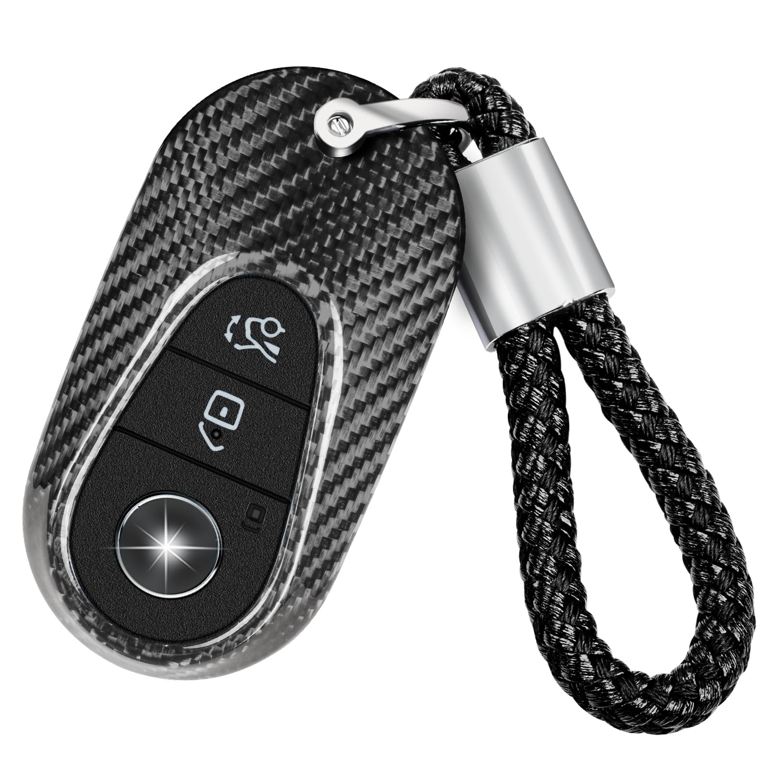 T-carbon schlüssel hülle kompatibel mit Mercedes Benz,Glasfaser Autoschlüssel Hülle kompatibel mit A B C E S Klasse G Klasse C Klasse 2020-2023 2024, Schlüsselhülle Cover Silber Schwarz T-carbon schlüssel hülle kompatibel mit Mercedes Benz,Glasfaser Autoschlüssel Hülle kompatibel mit A B C E S Klasse G Klasse C Klasse 2020-2023 2024, Schlüsselhülle Cover Silber Schwarz von T-carbon