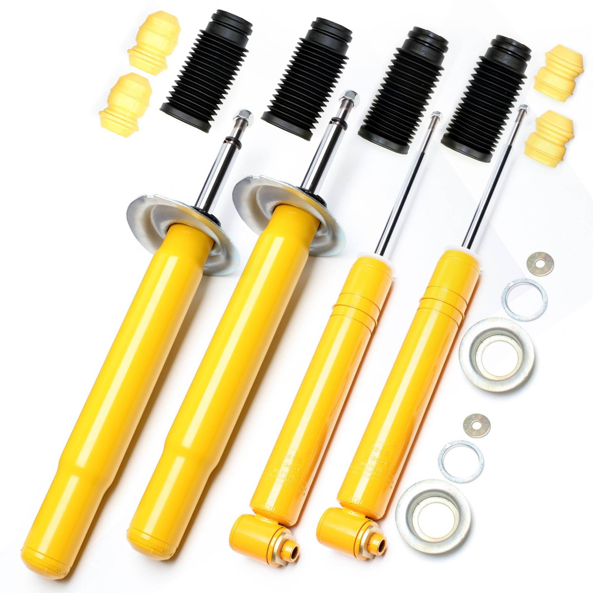 4X SPORT-STOàŸDà„MPFER GASDRUCK SPORTDà„MPFER VORNE HINTEN + 4X STAUBSCHUTZ - 5ER E39 4X SPORT-STOàŸDà„MPFER GASDRUCK SPORTDà„MPFER VORNE HINTEN + 4X STAUBSCHUTZ - 5ER E39 von TA TECHNIX
