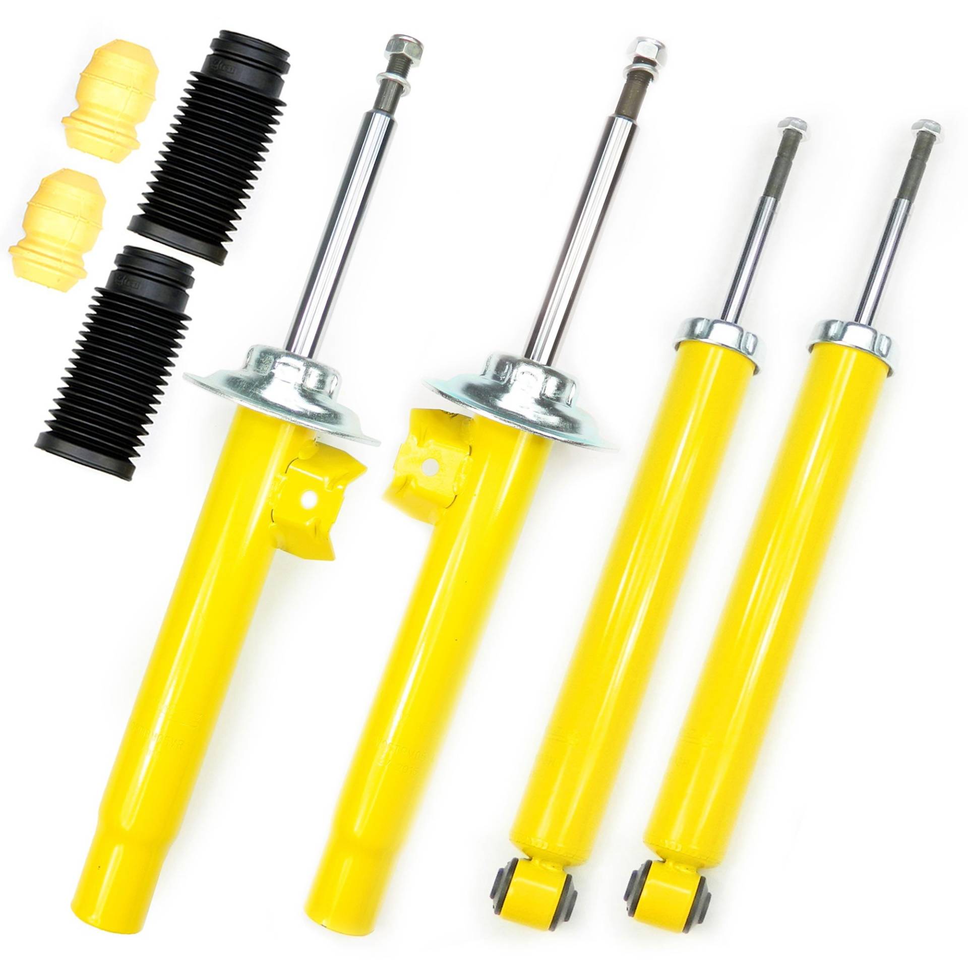 4X SPORT-STOßDÄMPFER GASDRUCK SPORTDÄMPFER VORNE HINTEN + STAUBSCHUTZ 4X SPORT-STOßDÄMPFER GASDRUCK SPORTDÄMPFER VORNE HINTEN + STAUBSCHUTZ von TA TECHNIX