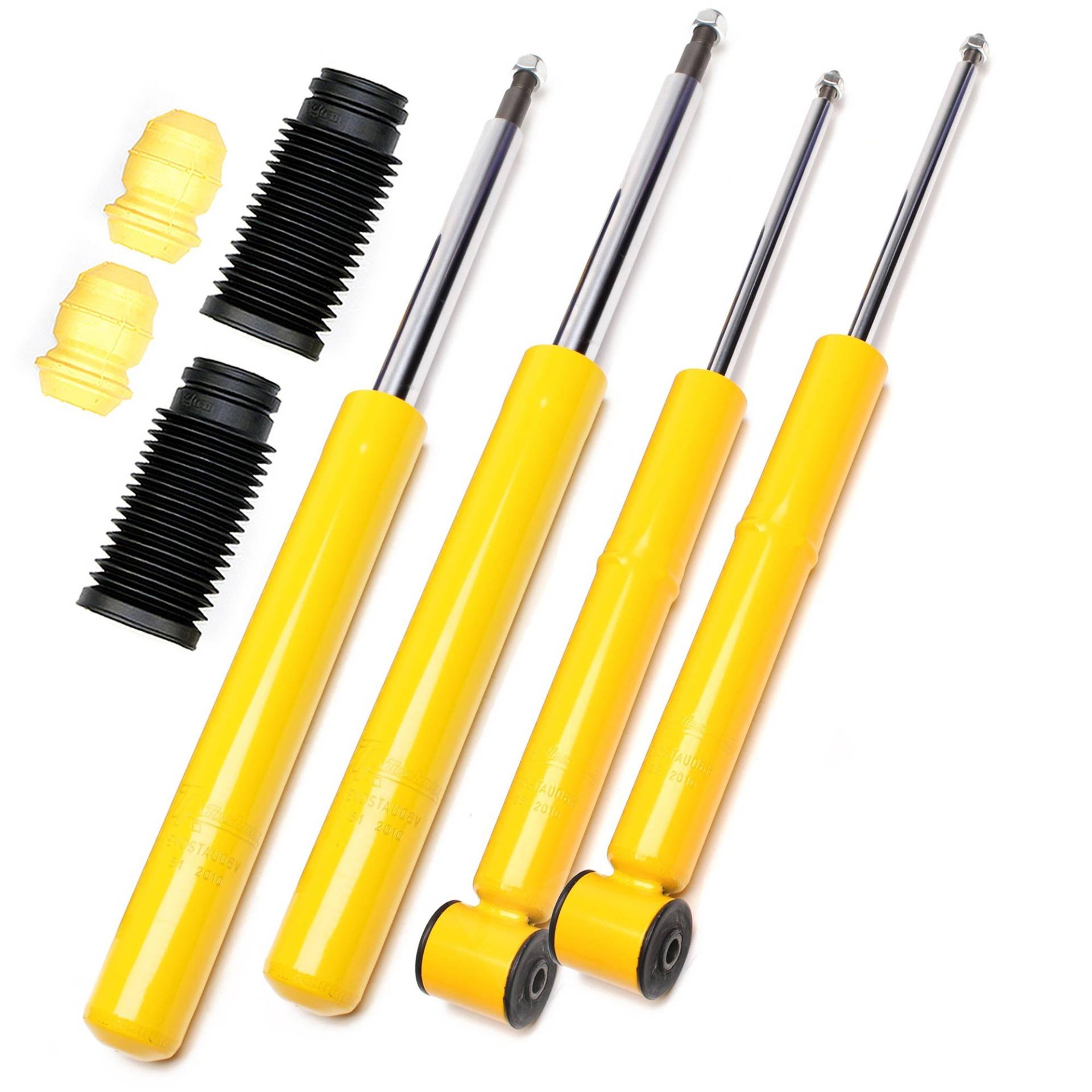 4X SPORT-STOßDÄMPFER GASDRUCK SPORTDÄMPFER VORNE HINTEN + STAUBSCHUTZ 4X SPORT-STOßDÄMPFER GASDRUCK SPORTDÄMPFER VORNE HINTEN + STAUBSCHUTZ von TA TECHNIX