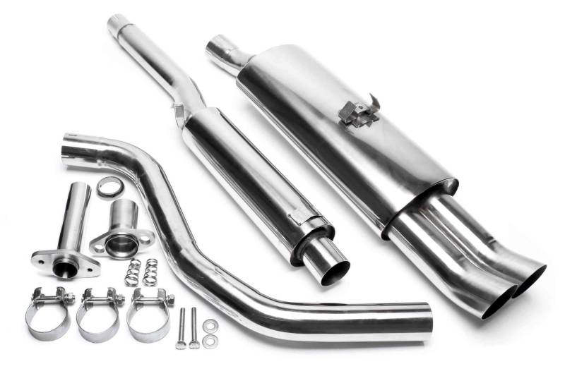 TA Technix Edelstahlanlage 2x76mm DTM VW Polo III von TA Technix