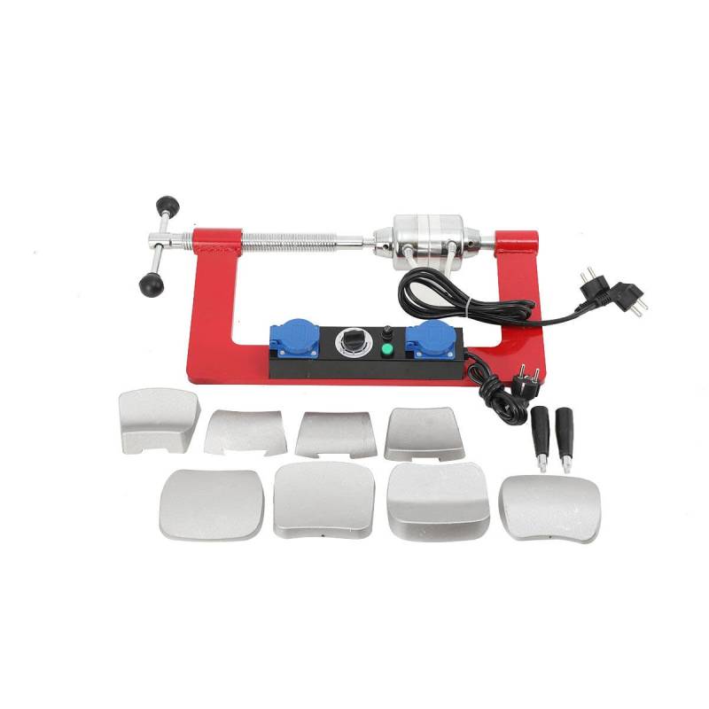 TABODD Auto-Vakuum-Reifenreparatur-Vulkanisiermaschine, Reifen-Reparatur-Werkzeug-Set mit 8 Formen, Mit Timing-Konstanttemperatur-Hochleistungs-Reifen-Reparatur-Werkzeug für PKW und LKW von TABODD