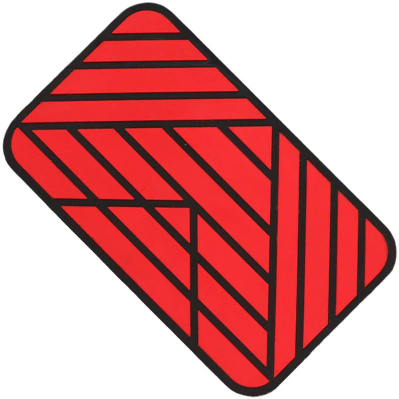 Auto-Fußmatten-Patch, PVC-Fußstützenplatte, Fersenpolster, rutschfester Teppich-Patch für Auto- oder LKW-Boden, einfache Installation mit Nähwerkzeug, Fußpedalschutz von TABSIRAH