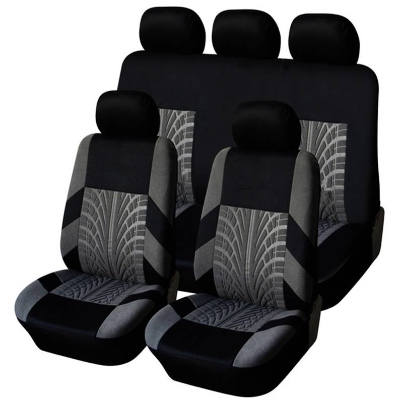 TACCTS 5 Sitzer Universal Sitzbezügesets für Opel Vauxhall Grandland X 2018-2024 Auto Schonbezüge Auto-Sitzbezug Universal,E von TACCTS