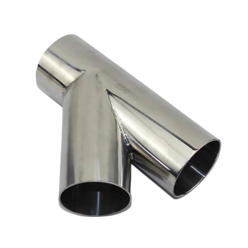 Auspuffspitzen 304 Edelstahl Universal-Auspuffrohr Geschweißter Schalldämpfer-Verbindungsrohranschluss Typ Dreiwege-geschweißtes Rohr(63mm) von TAFASVCVMK