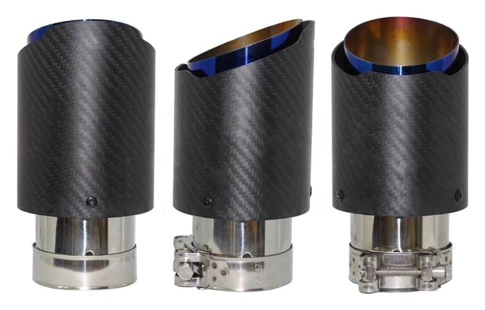 Auspuffspitzen Auto Matt Blau Carbon Auspuffanlage Schalldämpfer Rohrspitze Gerade Universal Edelstahl Schalldämpfer Dekorationen Auspuffendrohr Auspuffspitzen Auto Matt Blau Carbon Auspuffanlage Schalldämpfer Rohrspitze Gerade Universal Edelstahl Schalldämpfer Dekorationen Auspuffendrohr von TAFASVCVMK