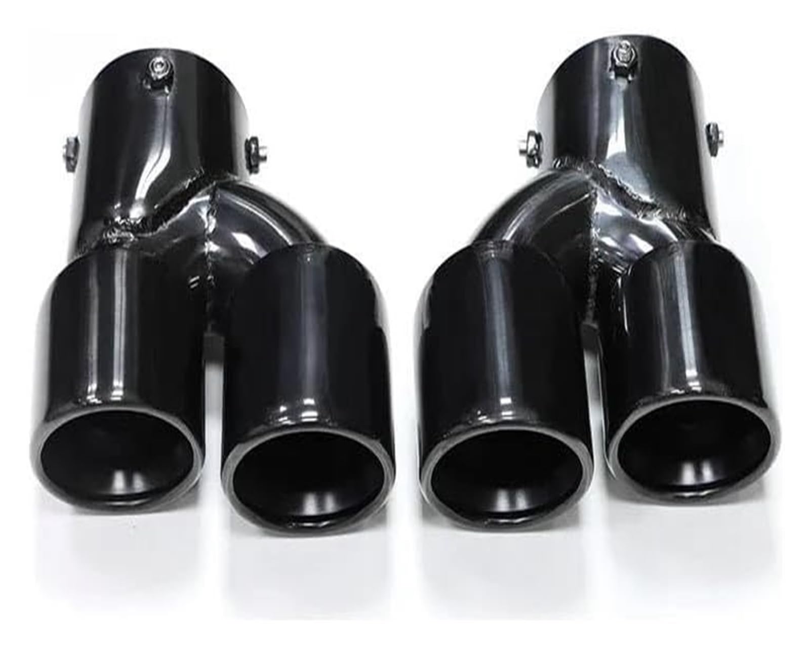 Auspuffspitzen Für B&MW G22 G23 G26 M440i 2021 2022 2023 Dual-Auspuffrohr Schalldämpferspitze Abgasanlage Düse Endrohr Auto Quad-Auspuffspitze(Black A) von TAFASVCVMK