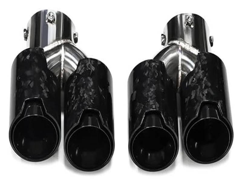 Auspuffspitzen Für B&MW G22 G23 G26 M440i 2021 2022 2023 Dual-Auspuffrohr Schalldämpferspitze Abgasanlage Düse Endrohr Auto Quad-Auspuffspitze(Carbon Fiber K) von TAFASVCVMK