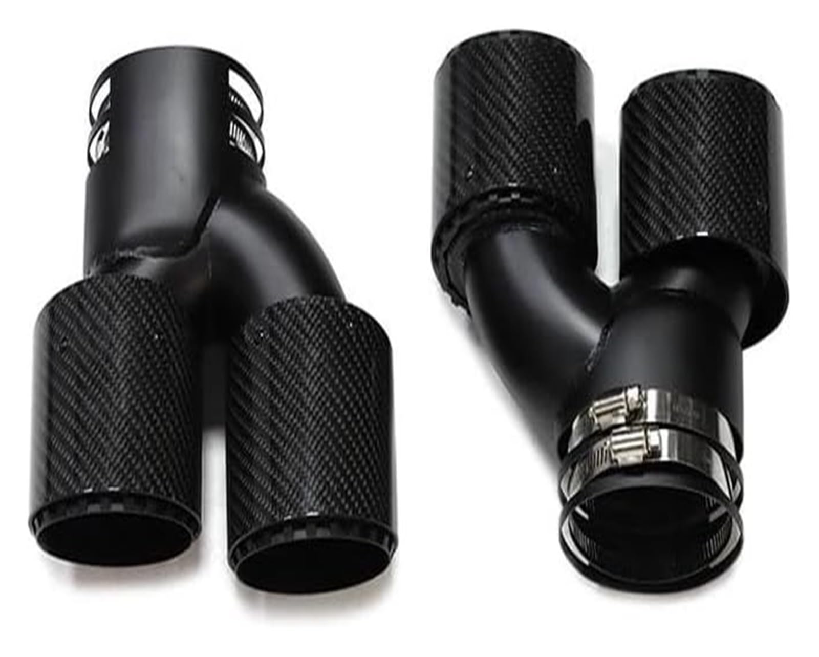 Auspuffspitzen Für B&MW G22 G23 G26 M440i 2021 2022 2023 Dual-Auspuffrohr Schalldämpferspitze Abgasanlage Düse Endrohr Auto Quad-Auspuffspitze(Carbon Fiber P) von TAFASVCVMK