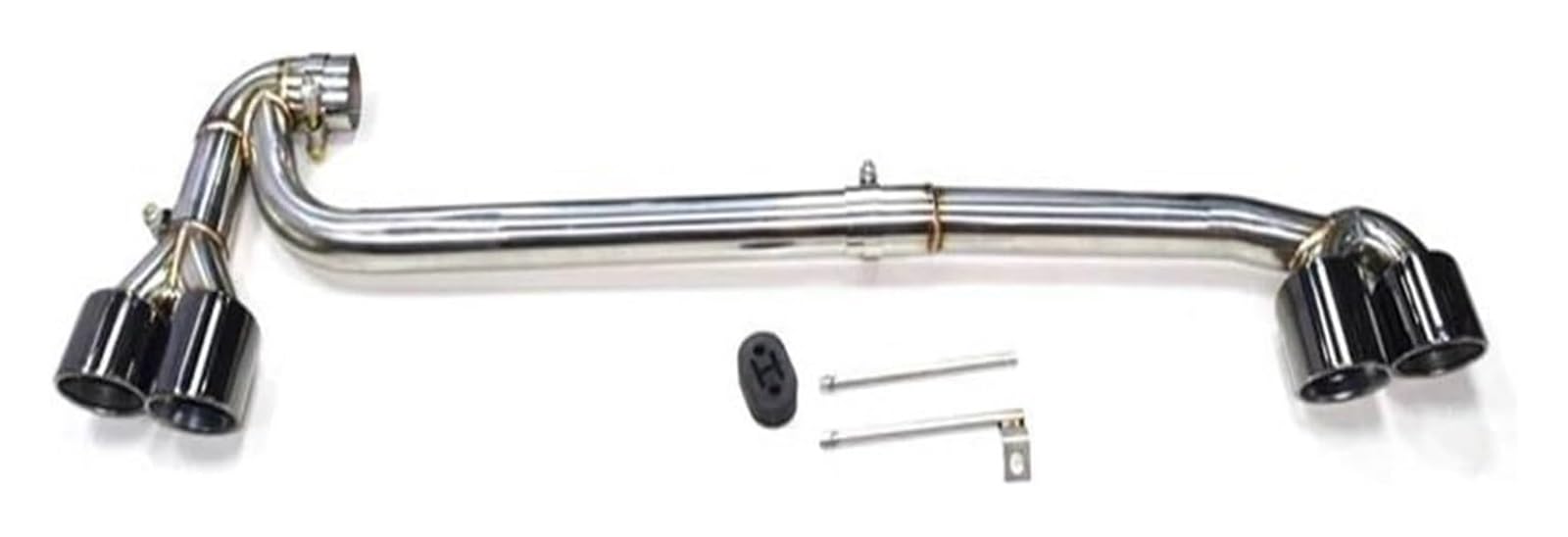 Auspuffspitzen Für F25 X3 F26 X4 Schalldämpfer Quad-Auspuffspitzen Einzelnes Inneres Endrohr Auspuffanlage Düse Auto-Endrohre Auspuffspitze(Silber) von TAFASVCVMK