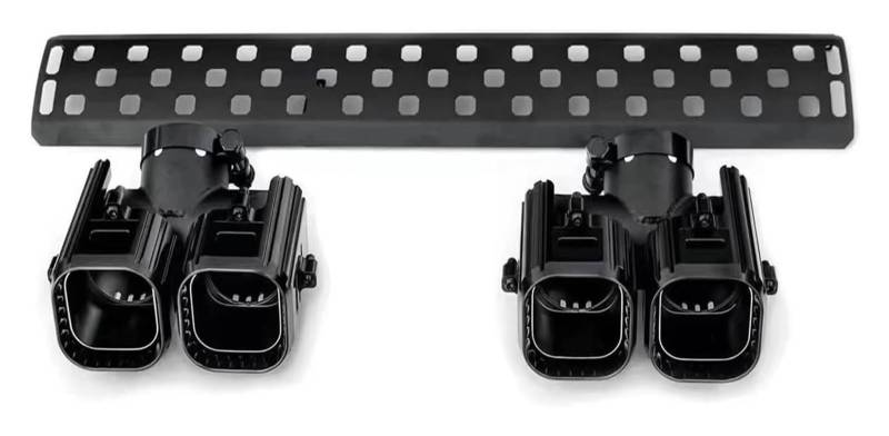 Auspuffspitzen Für L&and R&over Für Defender 90 110 130 2020-2024 Auto-Endrohre Heckauspuff Schalldämpfer Spitze Rohr Endrohr Mit Schutzblechabdeckung von TAFASVCVMK
