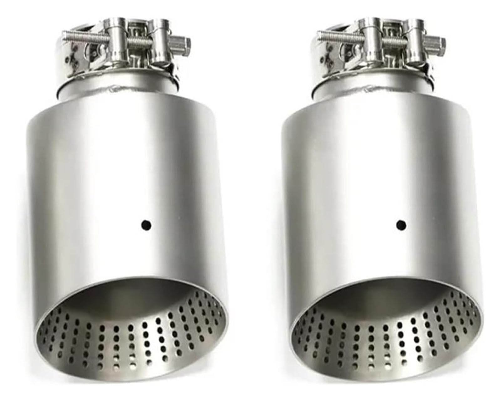 Auspuffspitzen Für VW Für GTI MK7 Für Golf7 Abgasanlage Auto Auspuffrohr Endrohr Düse 60 63MM Matte Auspuff Schalldämpfer Tipps 2 Pcs(ID54MM OD101MM) von TAFASVCVMK