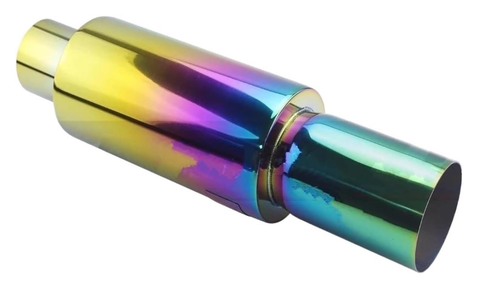 Auspuffspitzen Universelle Auto-Auspuffrohr-Schalldämpfer Heckauspuffsysteme Rennschalldämpfer 2"2,5" Bis 3" Auspuff-Endrohr(Colorful 51MM) von TAFASVCVMK